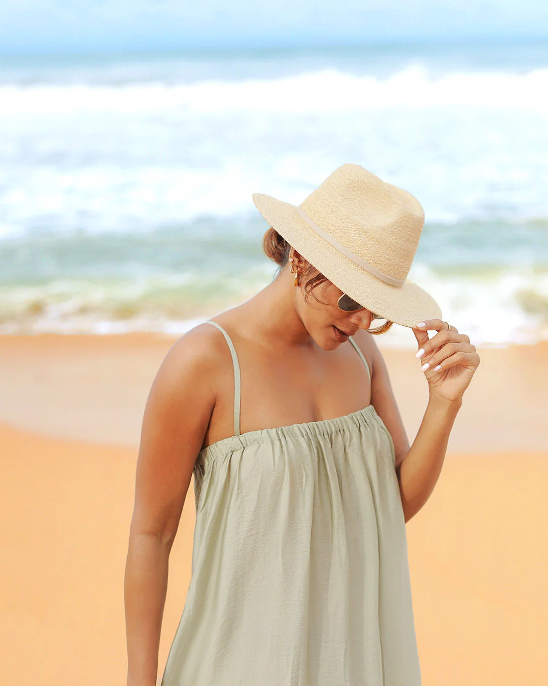 Raffia Fedora-SD416