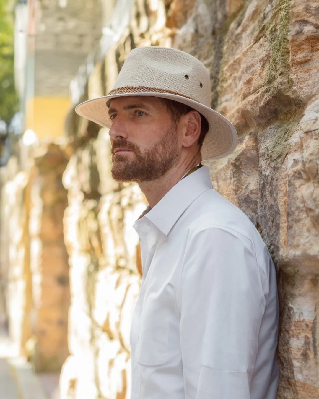 UPF 50+ Linen Hemp Safari Fedora-SD779