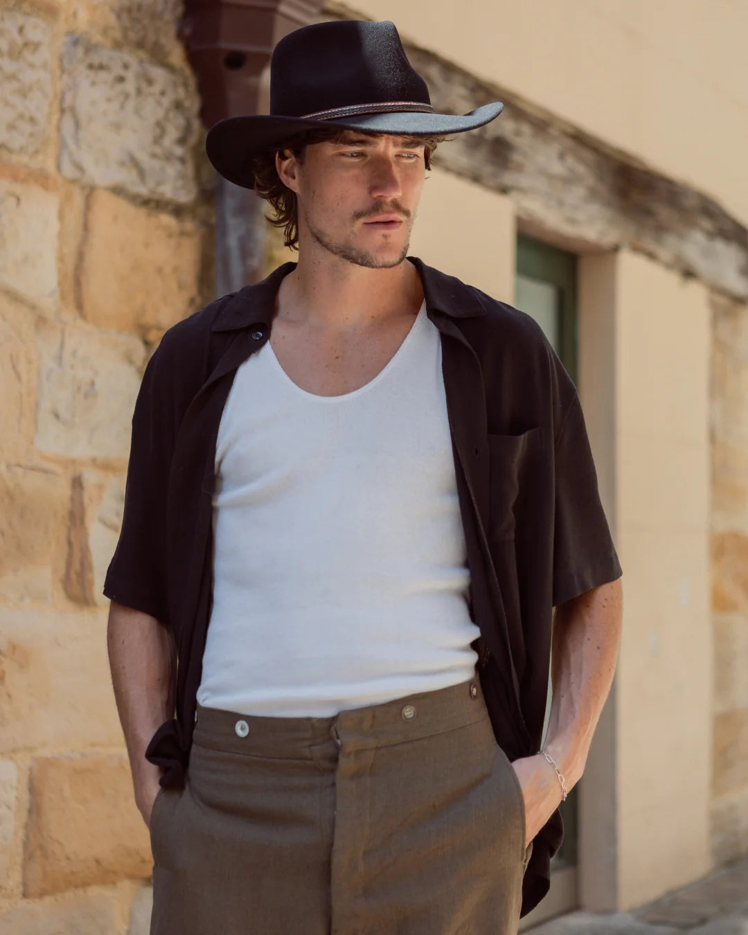 Western Felt Fedora-SF359
