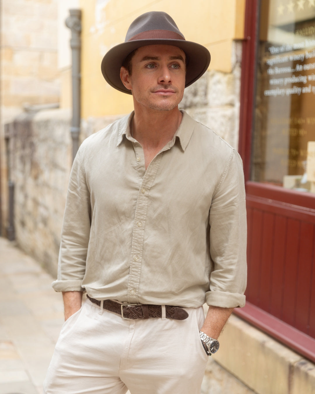 Traditional Wool Felt Fedora-SF782A