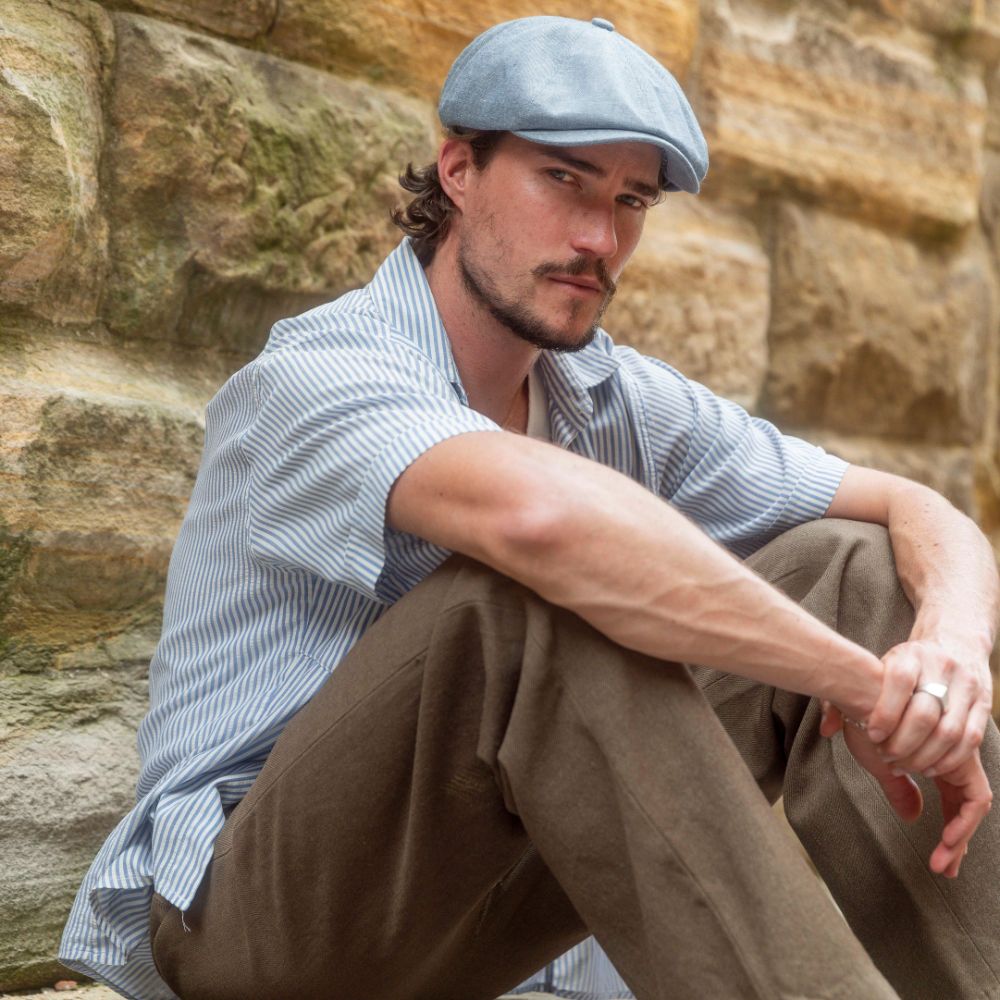 Cotton Newsboy Cap-SY411