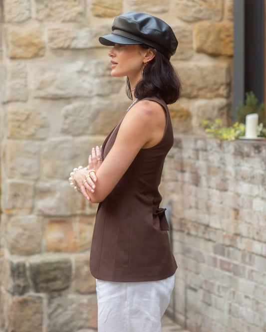 PU Leather Beret-SY420