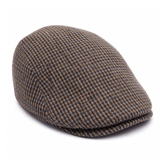 Houndstooth Flat Cap-SY544