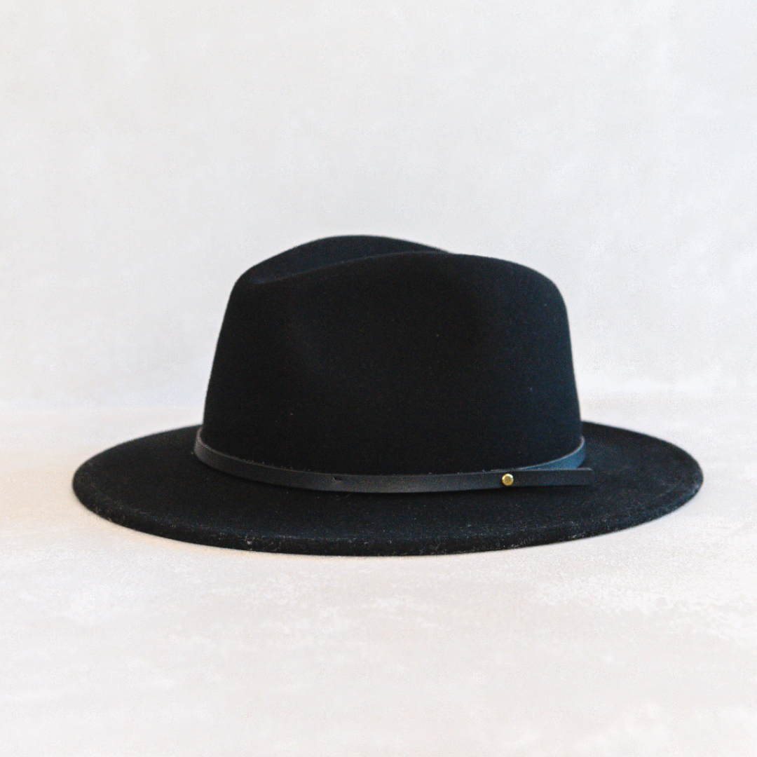 Women's Packable Felt Fedora-SF018