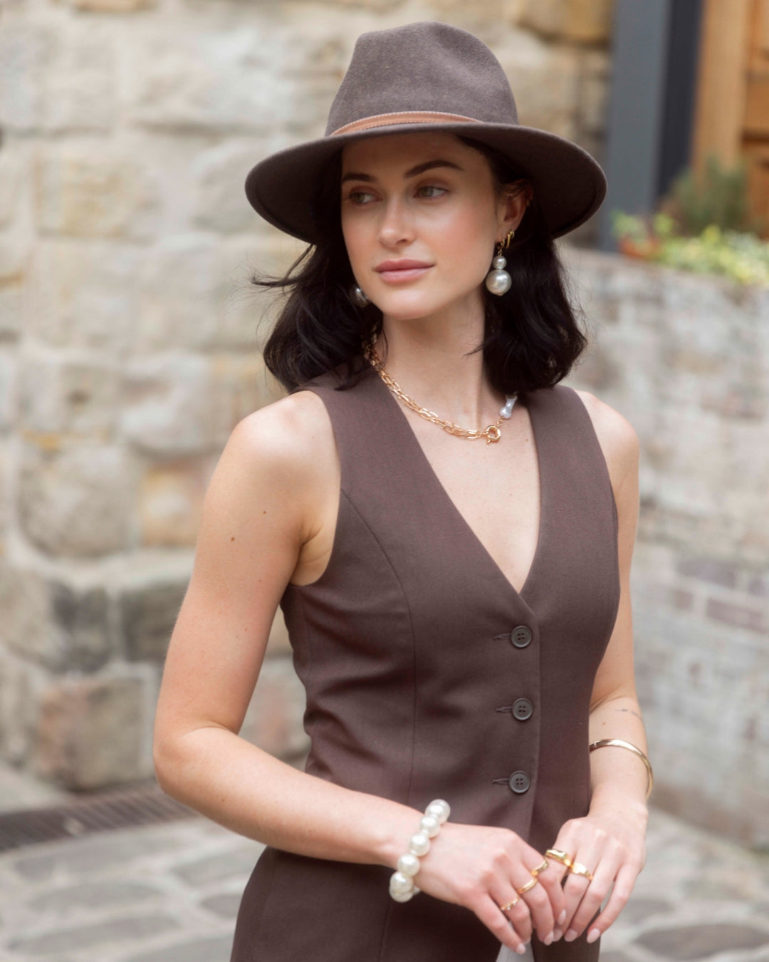 Laurence Felt Hat-IT001