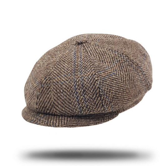 Harris Tweed Newsboy Cap-IT210
