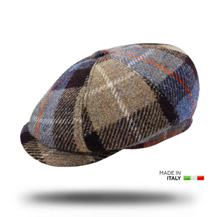Harris Tweed Newsboy Cap-IT210