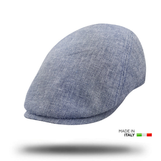 Linen Flat Cap-IT215