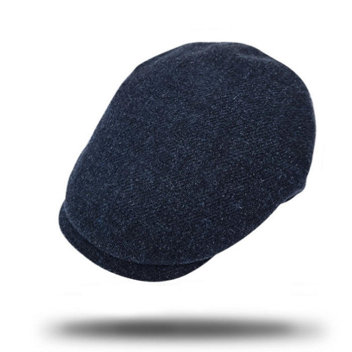 Shetland Wool Flat Cap-IT224