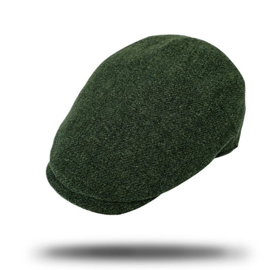 Shetland Wool Flat Cap-IT224