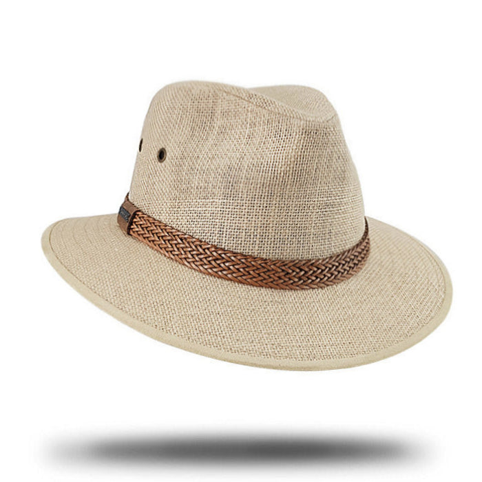 Linen Hemp Safari Hat-SD779