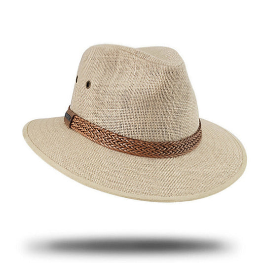 Linen Hemp Safari Hat-SD779