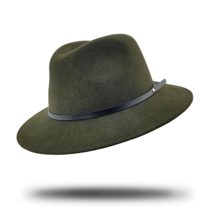 Women's Packable Felt Fedora-SF018