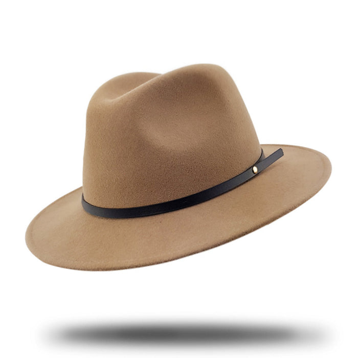 Women's Packable Felt Fedora-SF018