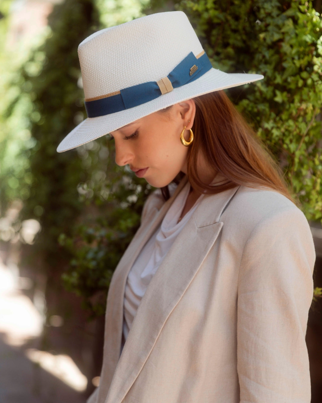 Palm Straw Panama Hat-IT306