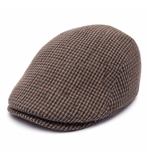 Houndstooth Flat Cap-SY544