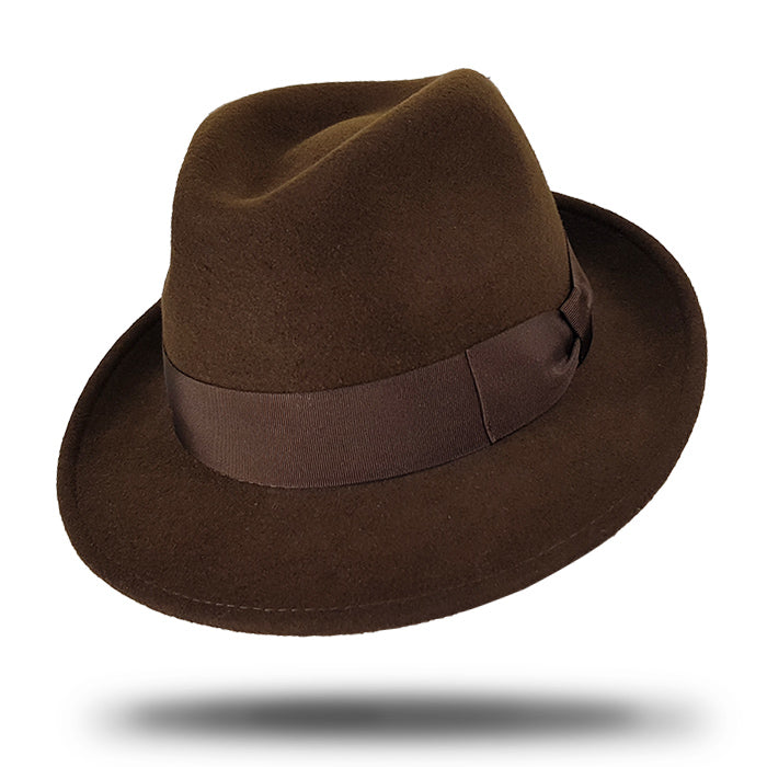 Men's Felt Trilby Hat-IT003