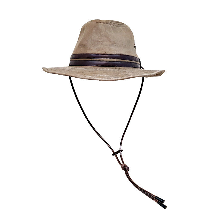 UPF50+ Wax Cotton Safari Hat-SU058
