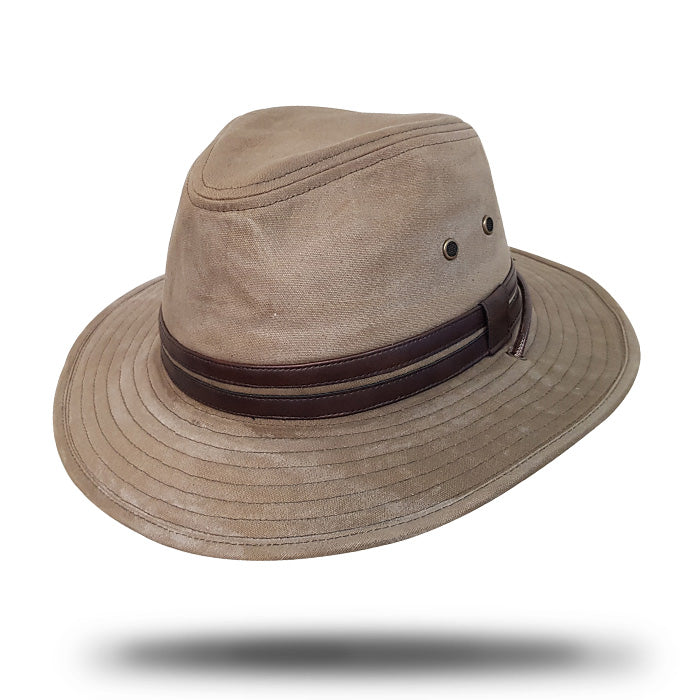 UPF50+ Wax Cotton Safari Hat-SU058